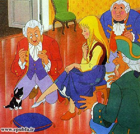 در برابر چشمان حیرتزده دو خواهر، پای سیندرلا بهراحتی در کفش جای گرفت